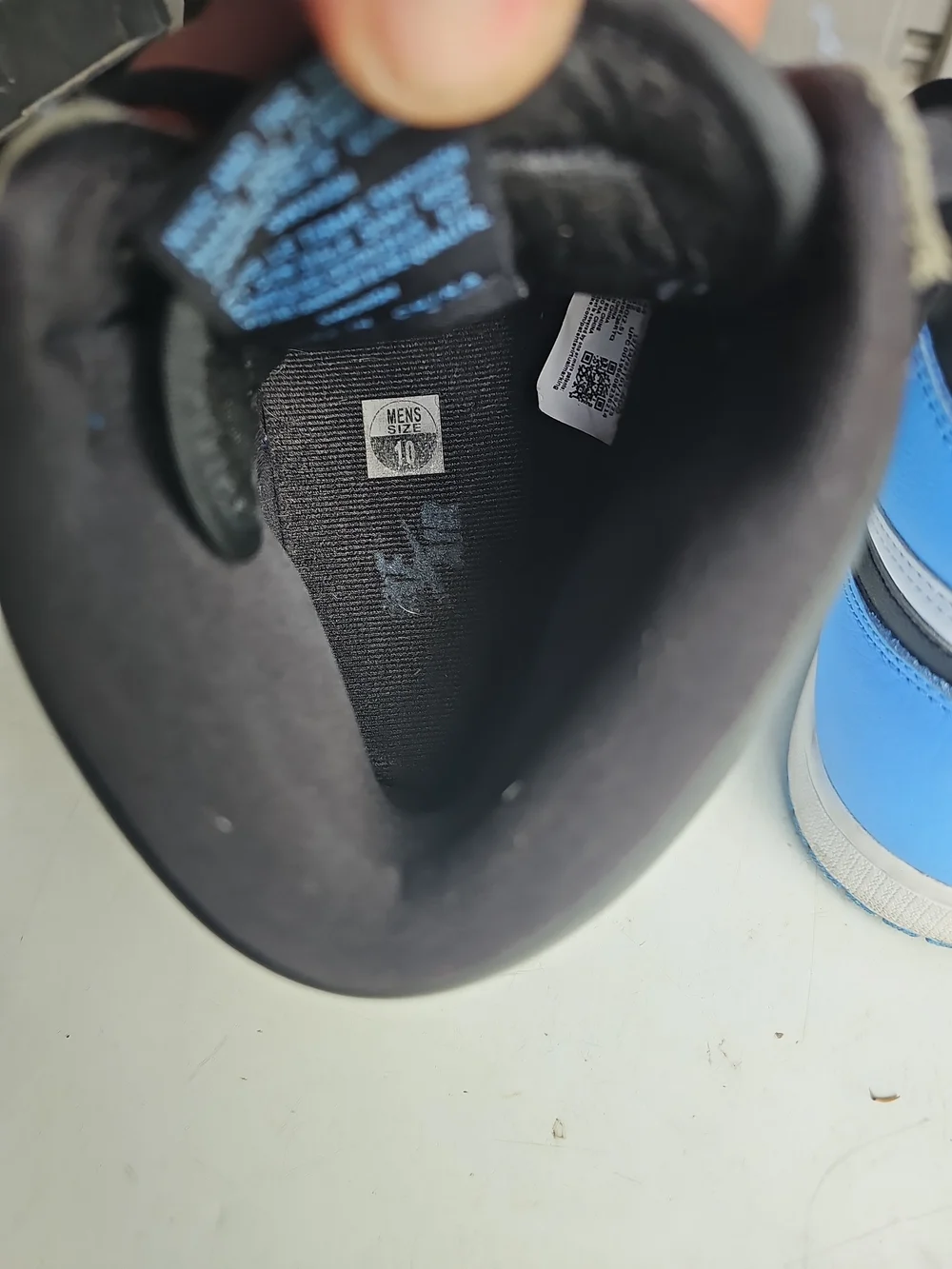Nike Air Jordan 1 High OG Blue/Black/White Men's Sneakers